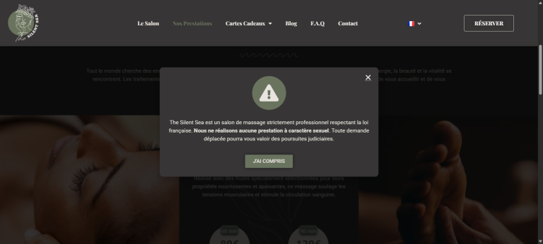 The Silent Sea — thesilentsea.fr — Les prestations